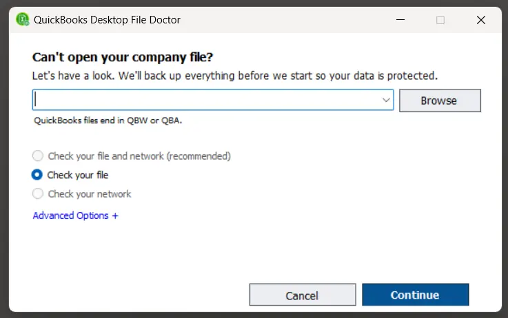 QuickBooks File Doctor