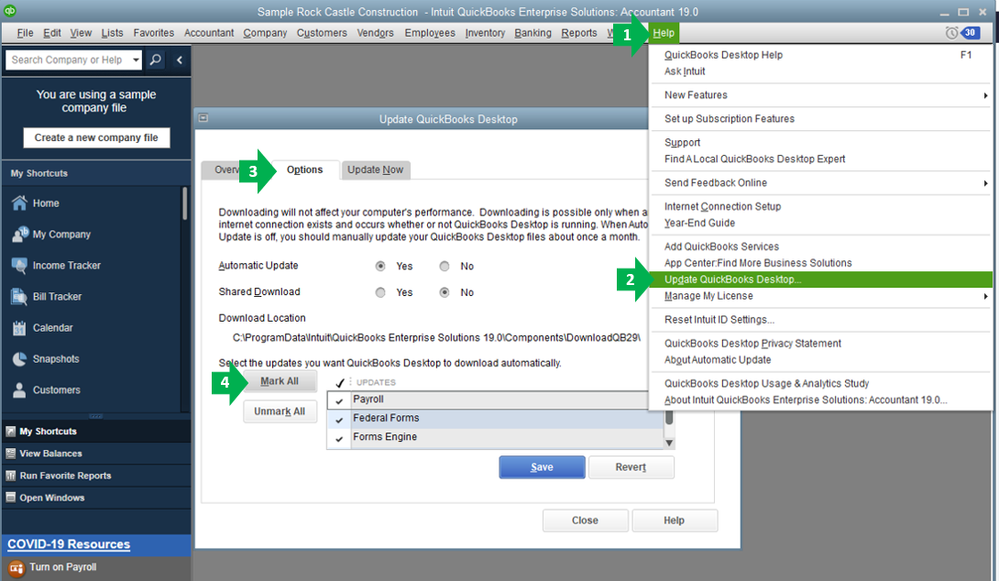 Update QuickBooks Desktop Software