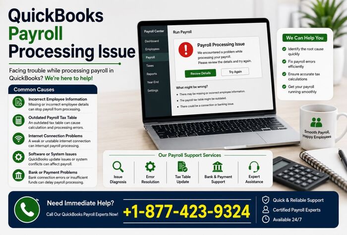 QuickBooks Payroll Processing Issue